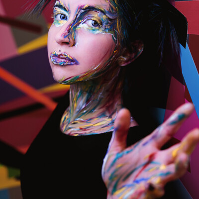 Dive into a world of vibrant creativity with Mermaid Melancholia, as she becomes a living canvas of bold and colorful expression. Makeup by Anett Alexandra Bulano. π¨β¨ #ExperimentalArtistry #LivingCanvas #BoldBeauty Portrait of model Mermaid Melancholia adorned in bold and colorful experimental makeup, creating a vibrant and artistic aesthetic.