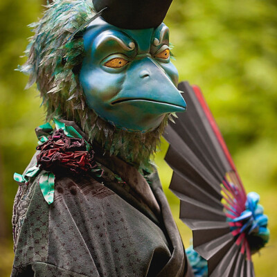 Journey into the realm of legend with this elegant portrait of the Tengu, crafted by Anett Alexandra Bulano. π¦
β¨ #JapaneseFolklore #MythicalBeauty #EtherealElegance An elegant portrait of a Tengu holding a Japanese dancing fan against a neutral background.