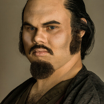 Enter the realm of Japanese legend with Anett Alexandra Bulano's portrayal of Watanabe no Tsuna, an emblem of courage and loyalty in the annals of samurai lore. βοΈπ #SamuraiLegend #JapaneseWarrior #HeroicSpirit Frontal portrait of Watanabe no Tsuna, a revered samurai warrior, against a neutral backdrop.